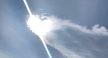 La Madonna manda un segno in cielo, a Medjugorje per fare gli auguri a Vicka e Mario?