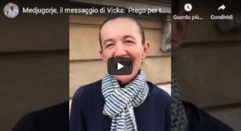 Da Medjugorje un messaggio di Vicka: ‘Prego per tutti voi e vi raccomando tutti alla Madonna!’