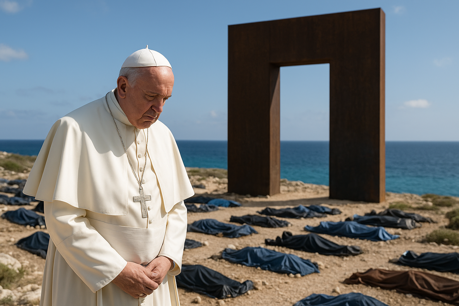 Papa Leone XIV a Lampedusa: il pellegrinaggio tra memoria dei migranti e appello alla coscienza