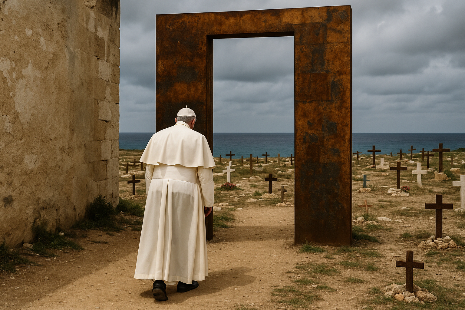 Leone XIV a Lampedusa: il Papa nel cimitero dei migranti e il richiamo alle responsabilità globali